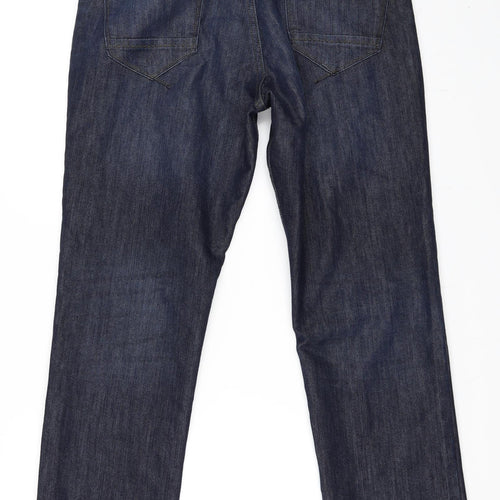NEXT Womens Blue  Denim Straight Jeans Size 32 L30 in