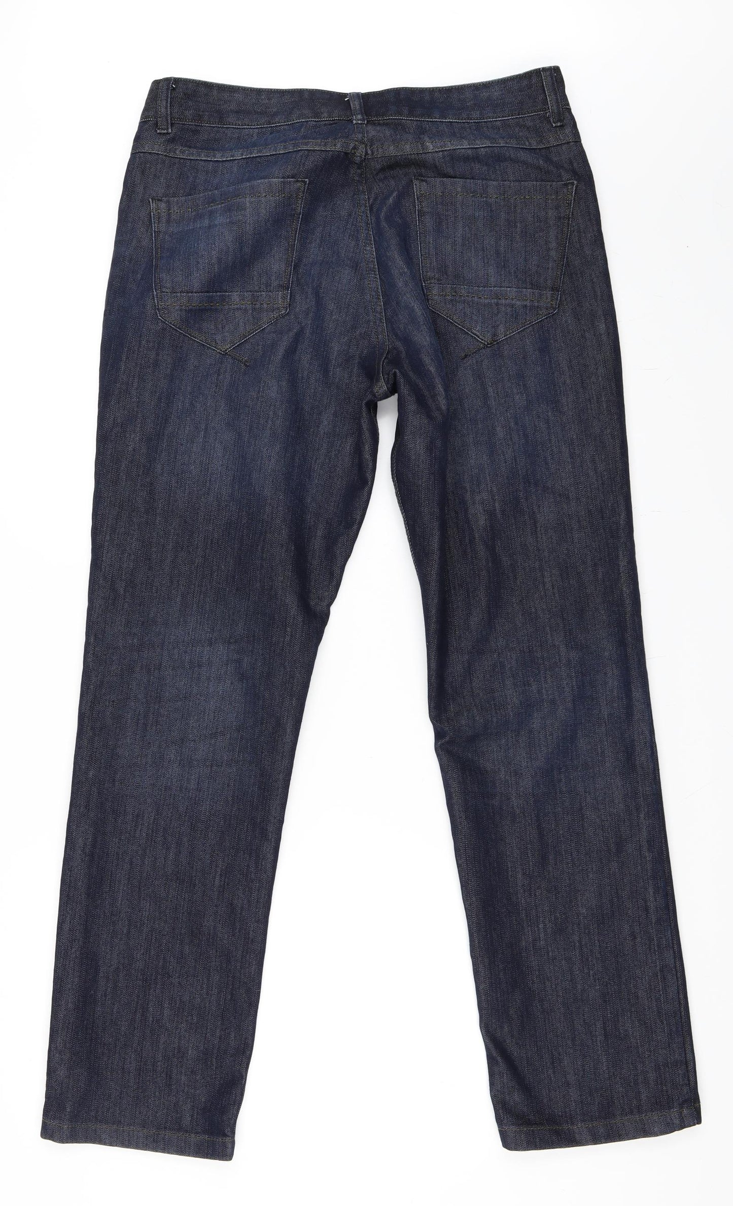 NEXT Womens Blue  Denim Straight Jeans Size 32 L30 in
