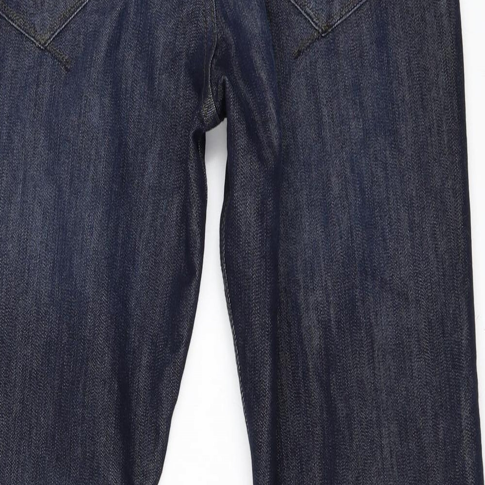 NEXT Womens Blue  Denim Straight Jeans Size 32 L30 in