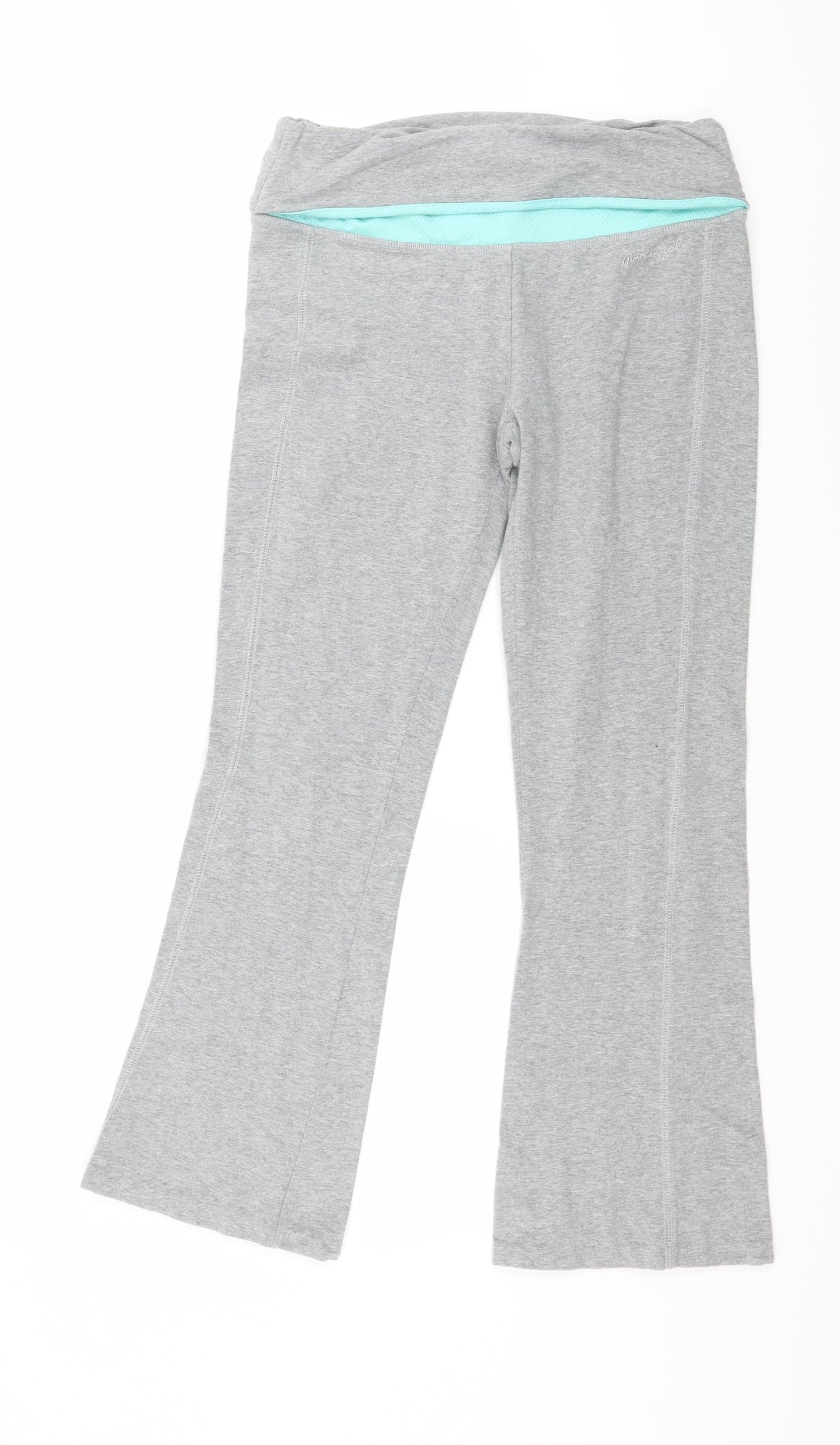 Pineapple Womens Grey  Jersey Jogger Trousers Size 10 L27 in