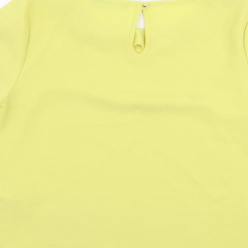 Atmosphere Womens Yellow   Basic Blouse Size 10