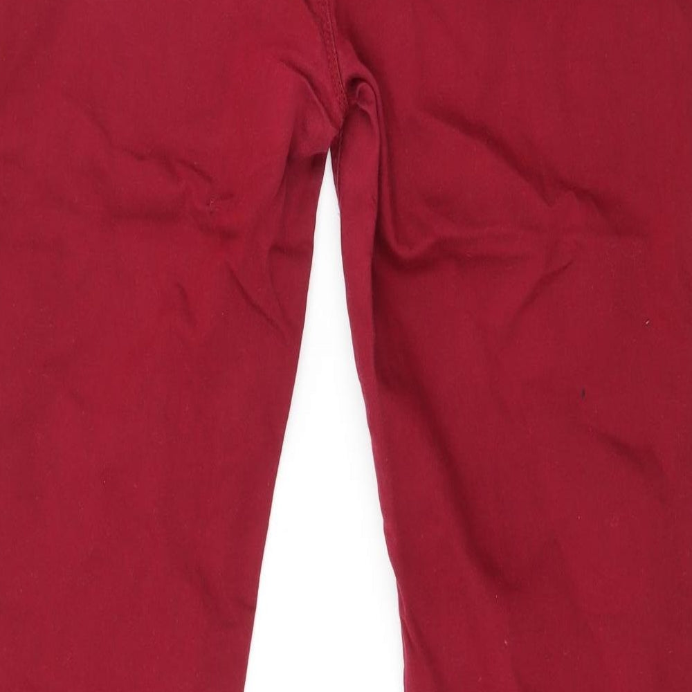 Denim Co Womens Red  Denim Skinny Jeans Size 16 L30 in