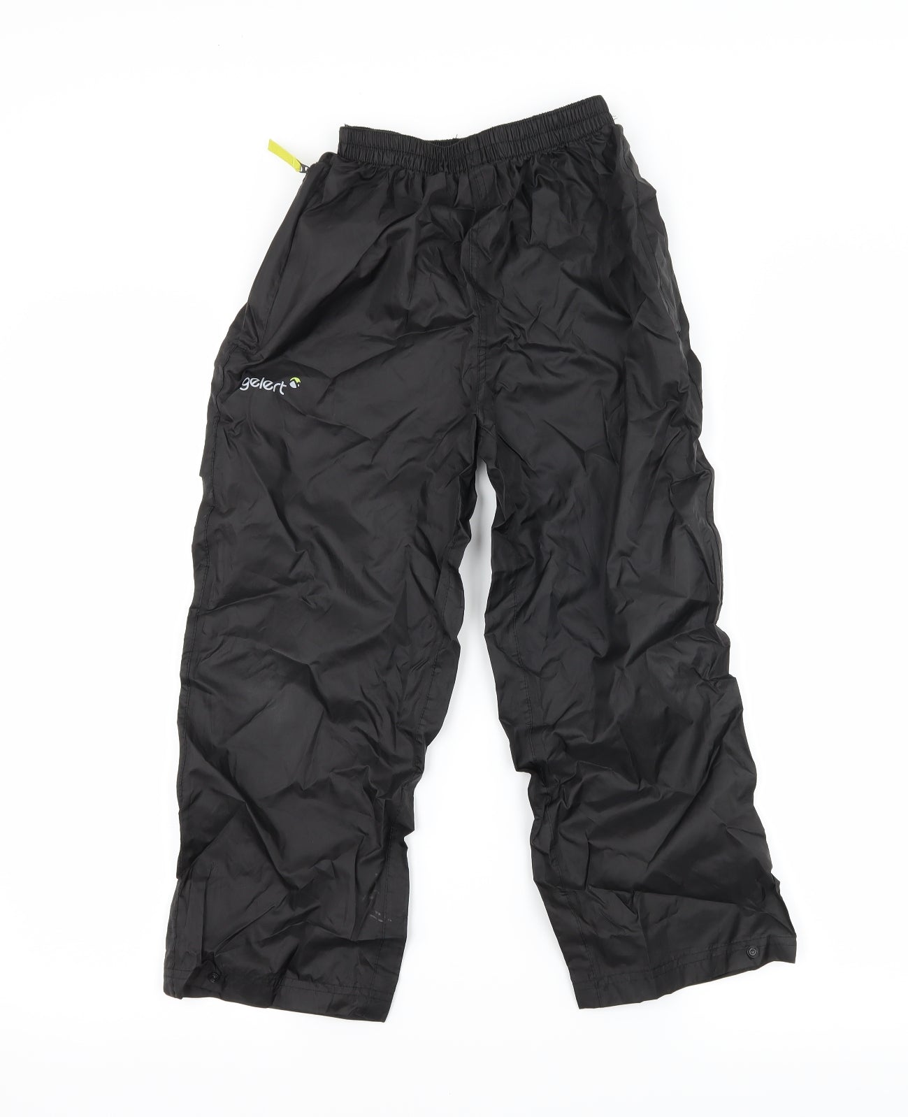 Gelert Boys Black   Rain Trousers Trousers Size 7-8 Years - Packable