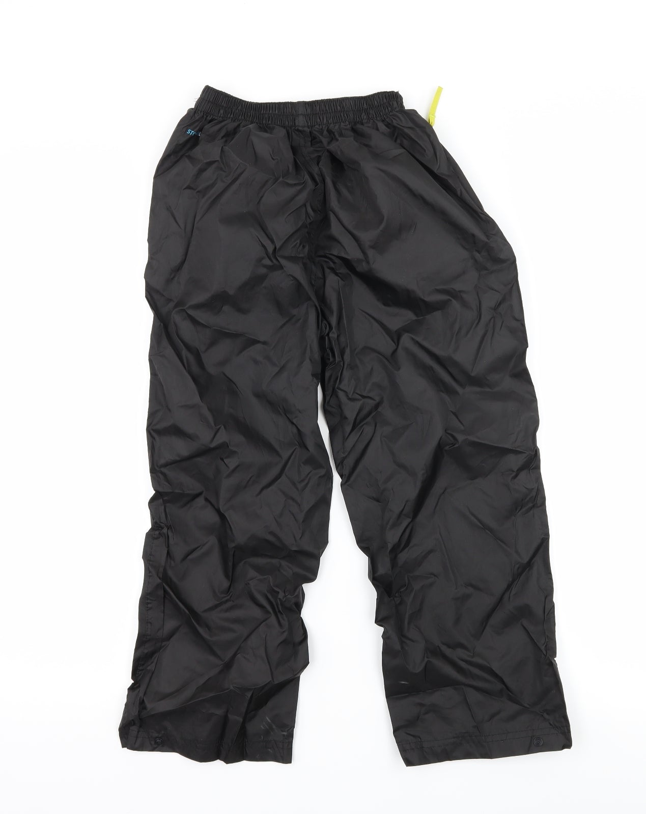 Gelert Boys Black   Rain Trousers Trousers Size 7-8 Years - Packable