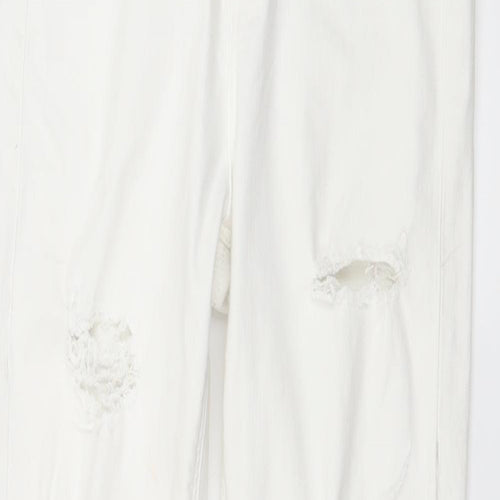 Topshop Womens White  Denim Skinny Jeans Size 28 in L32.5 in