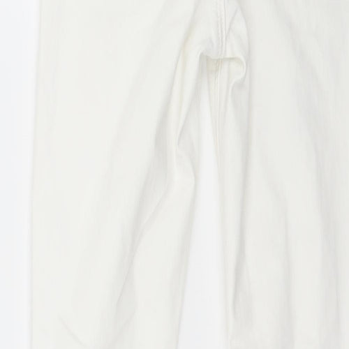 Topshop Womens White  Denim Skinny Jeans Size 28 in L32.5 in