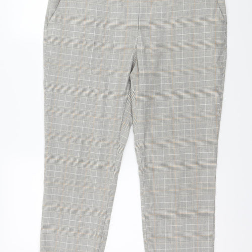 Preworn Womens Grey Check  Trousers  Size 34 in L26 in