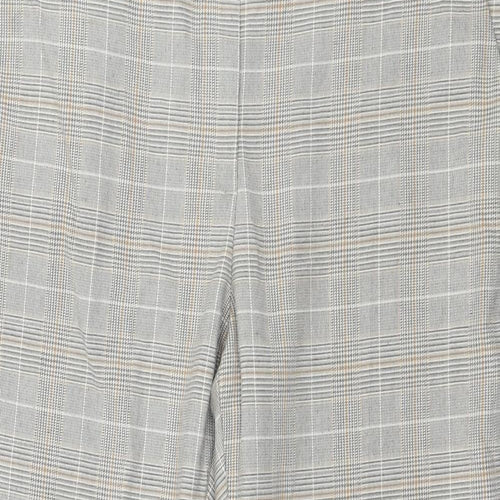 Preworn Womens Grey Check  Trousers  Size 34 in L26 in