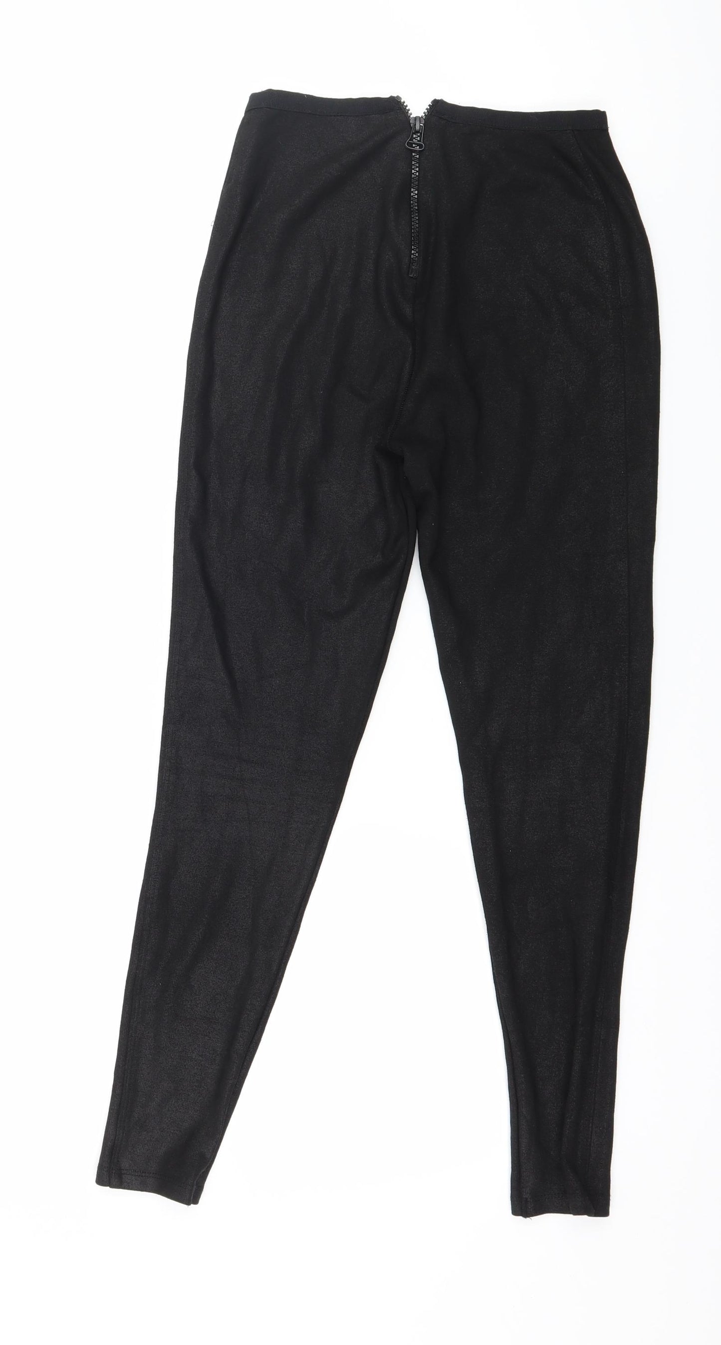 River Island Womens Black  Jersey Pedal Pusher Leggings Size 8 L25 in