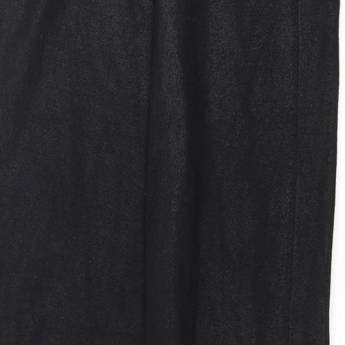 River Island Womens Black  Jersey Pedal Pusher Leggings Size 8 L25 in