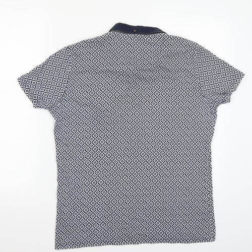Guide London Mens Blue    T-Shirt Size L