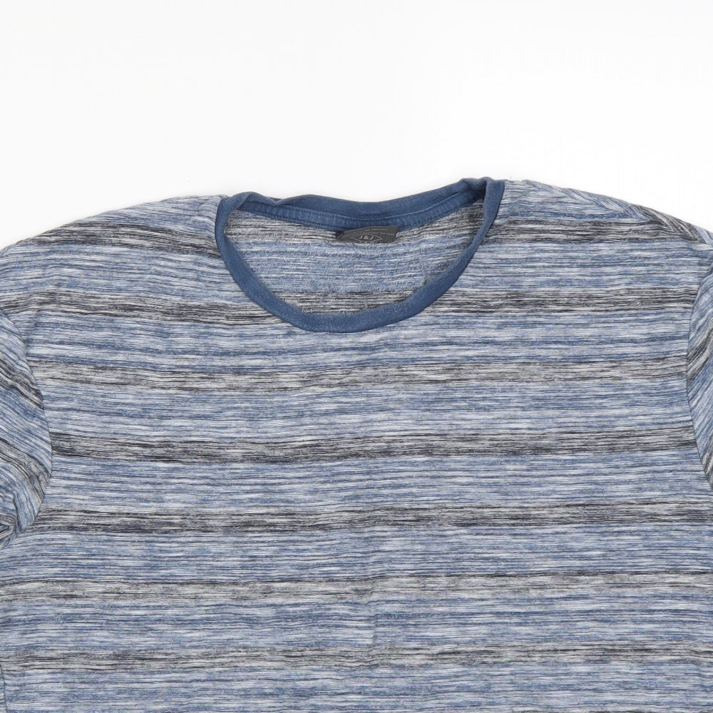 JACK & JONES Mens Blue    T-Shirt Size S