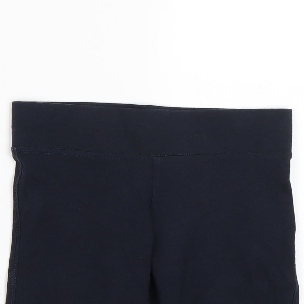 Marks and Spencer Girls Blue   Sweat Shorts Size 6 Years