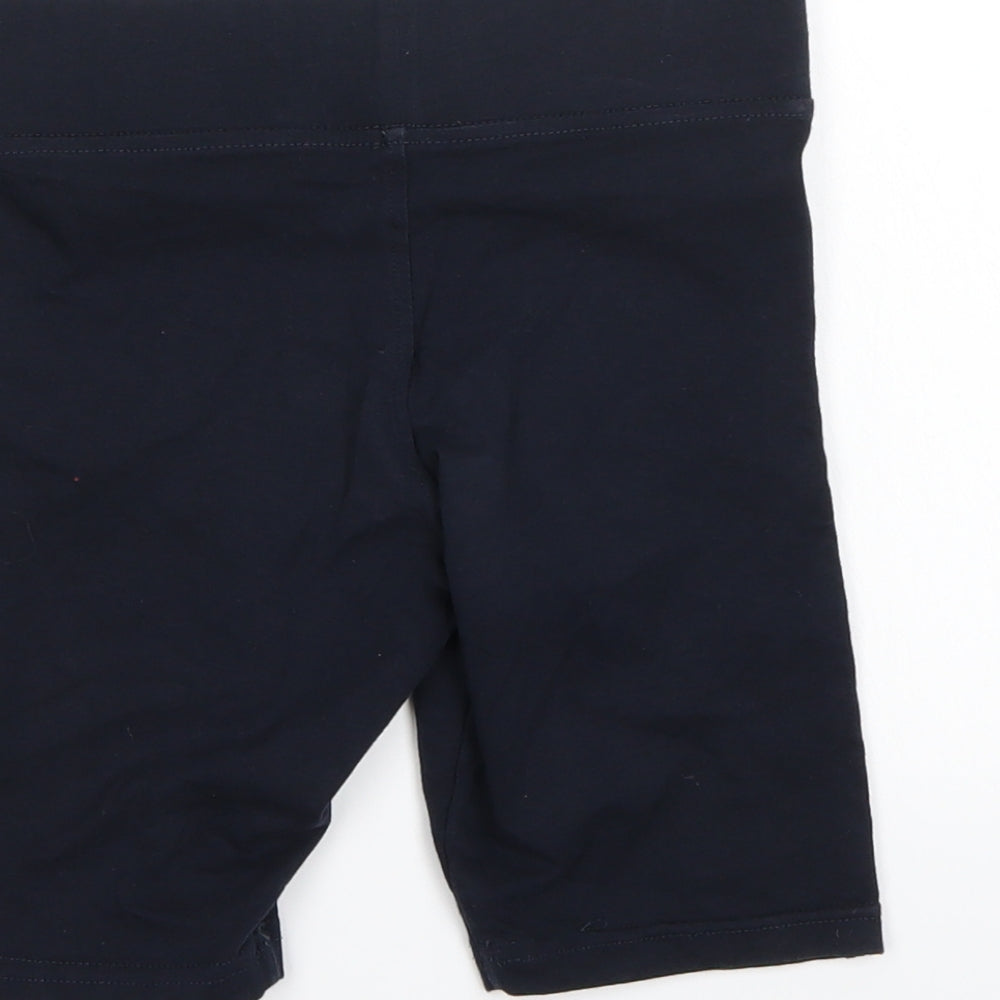 Marks and Spencer Girls Blue   Sweat Shorts Size 6 Years