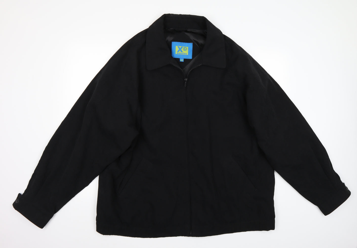 Mansize Mens Black   Jacket Coat Size 2XL