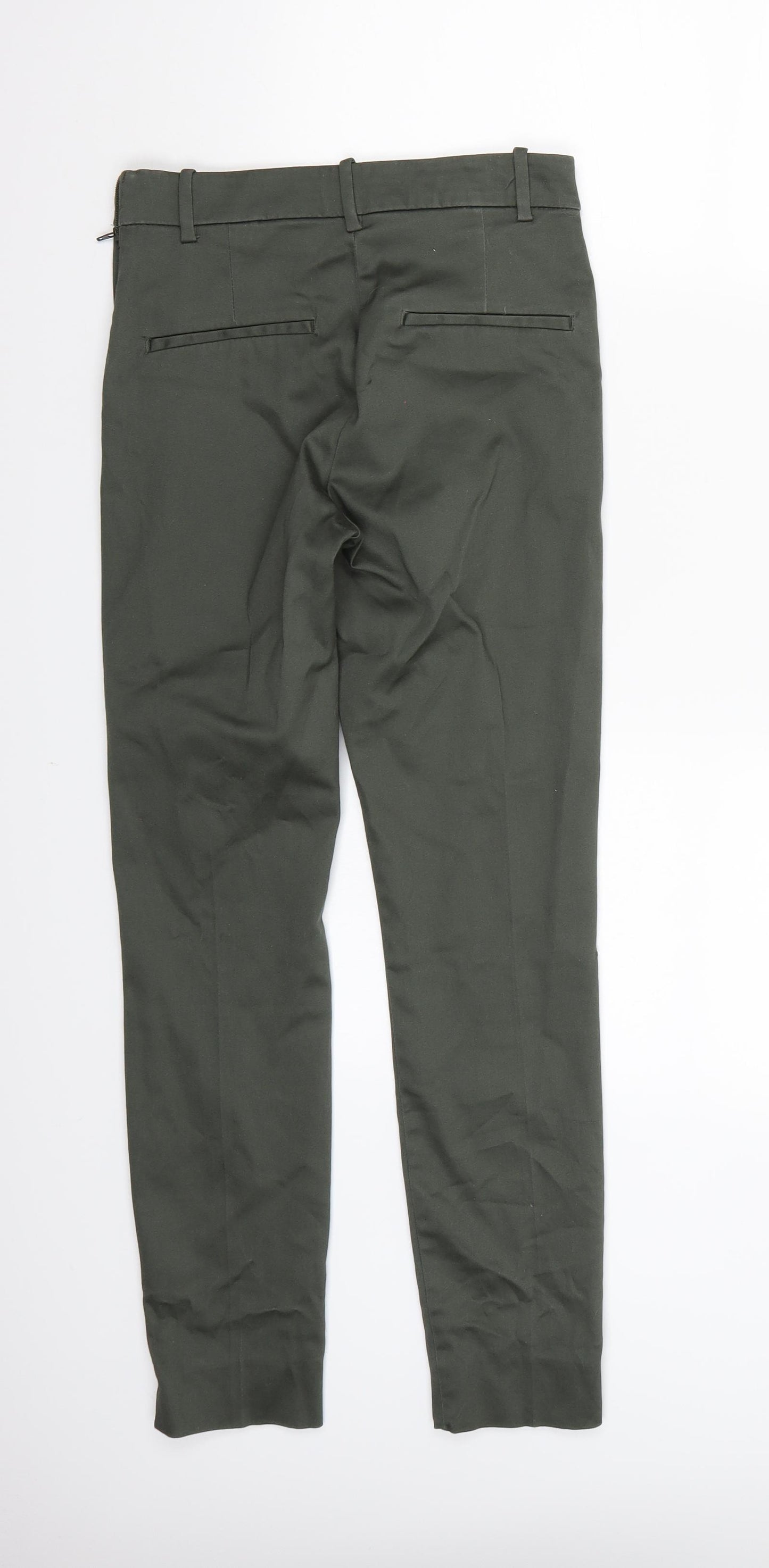 H&M Womens Green   Trousers  Size 6 L27 in