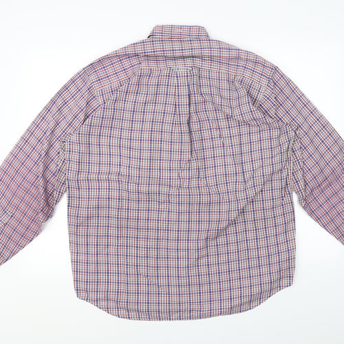 Debenhams Mens Red Check   Button-Up Size M