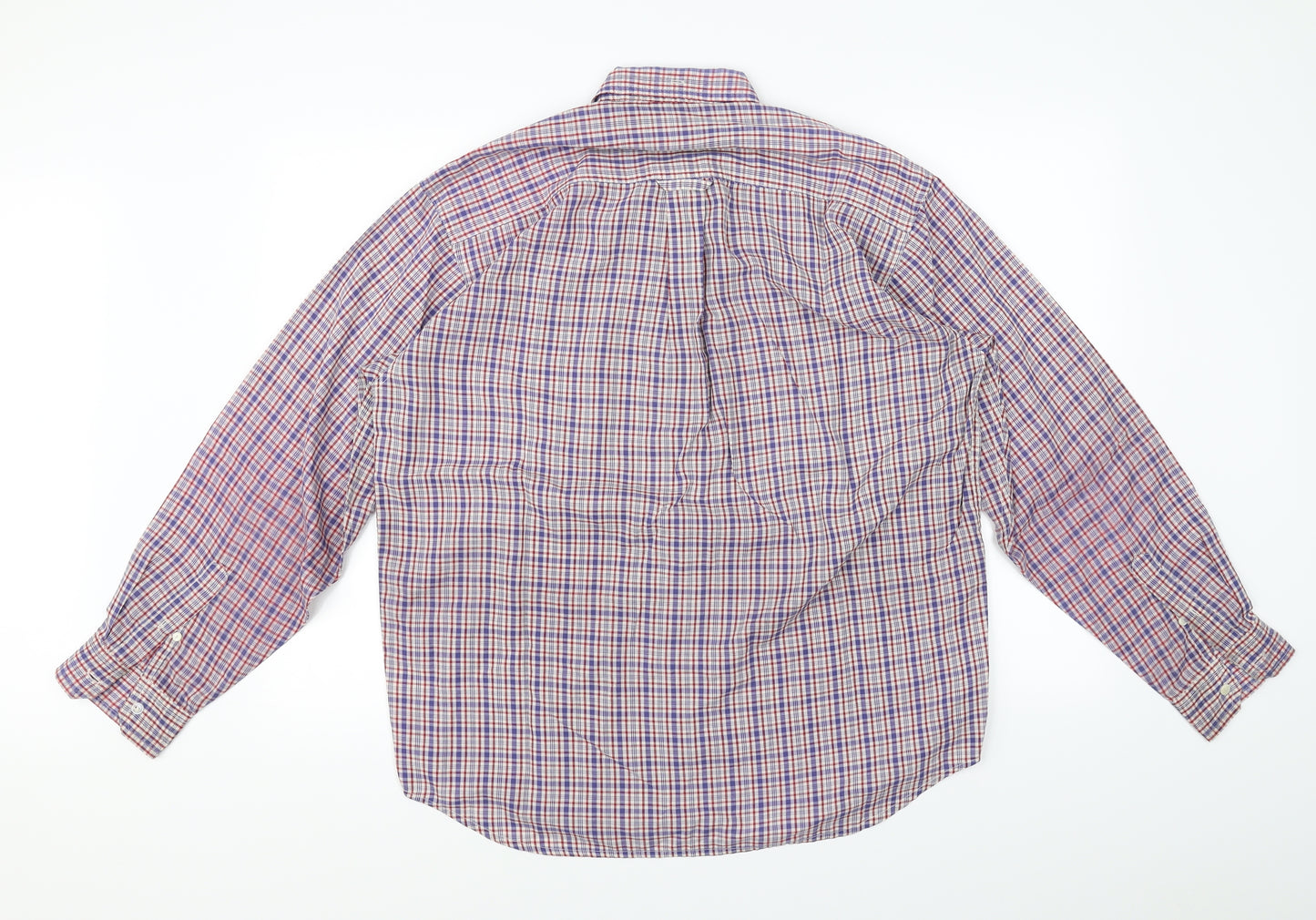 Debenhams Mens Red Check   Button-Up Size M