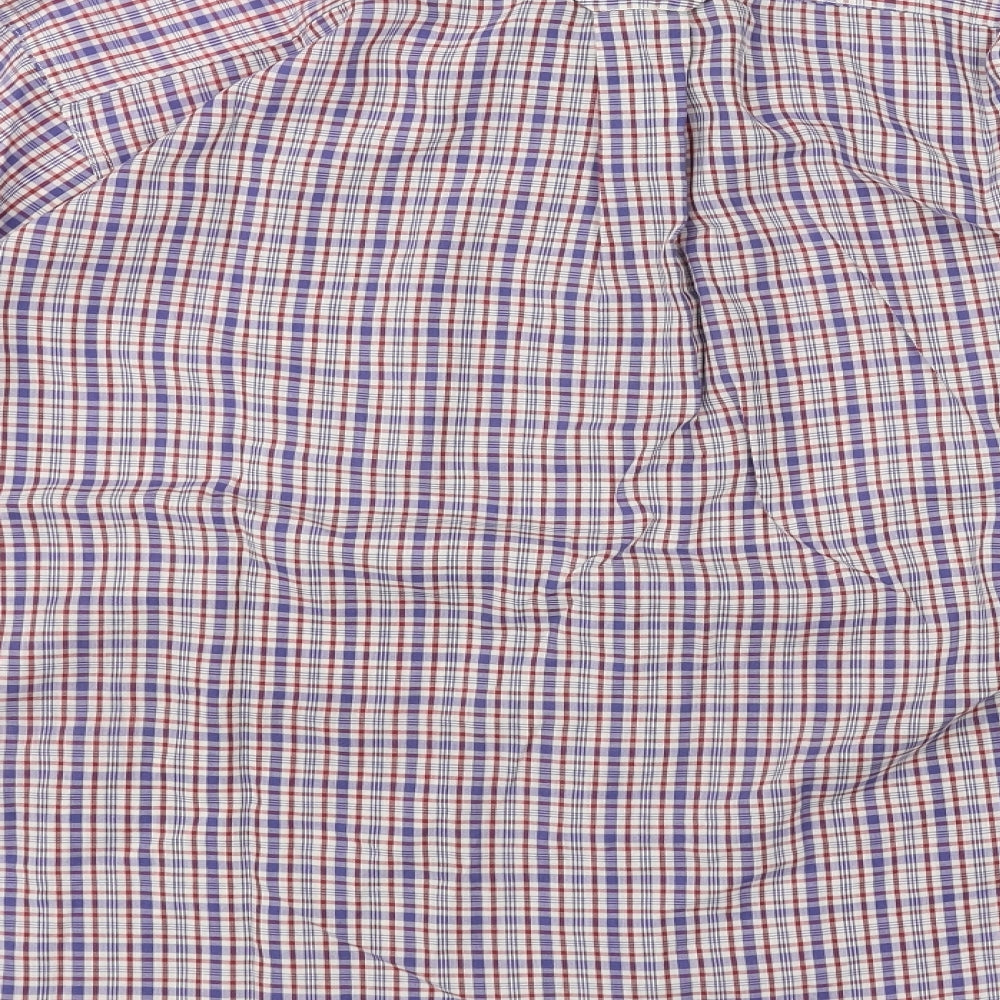 Debenhams Mens Red Check   Button-Up Size M