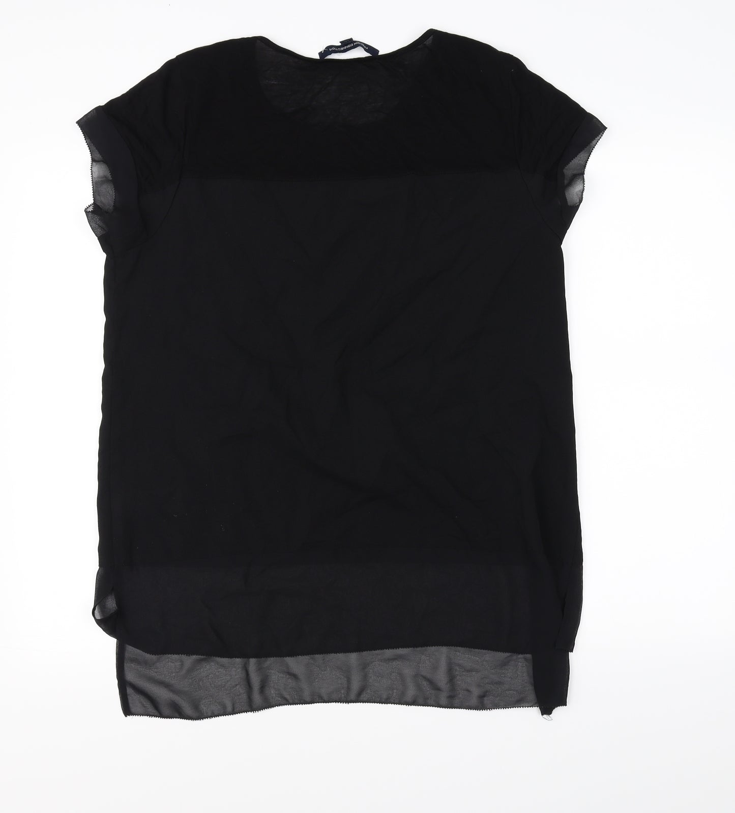 French Connection Womens Black   Basic Blouse Size XL
