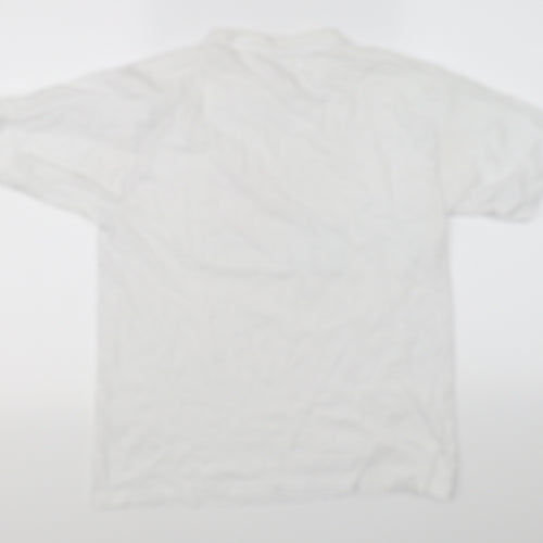 B&C Mens White    T-Shirt Size S