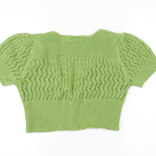 New Look Womens Green   Cardigan Jumper Size 10