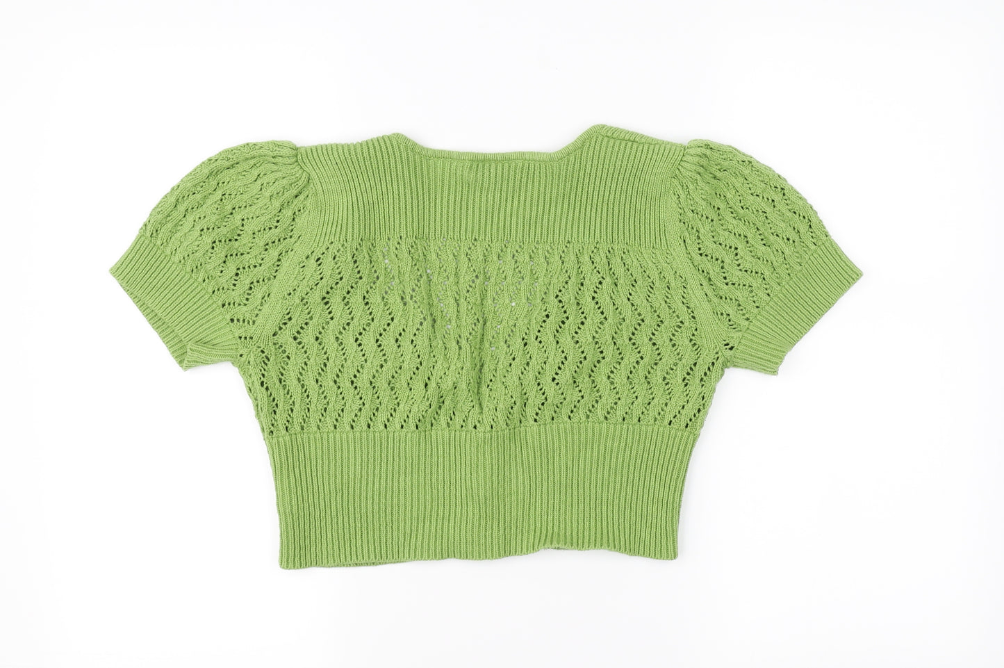 New Look Womens Green   Cardigan Jumper Size 10