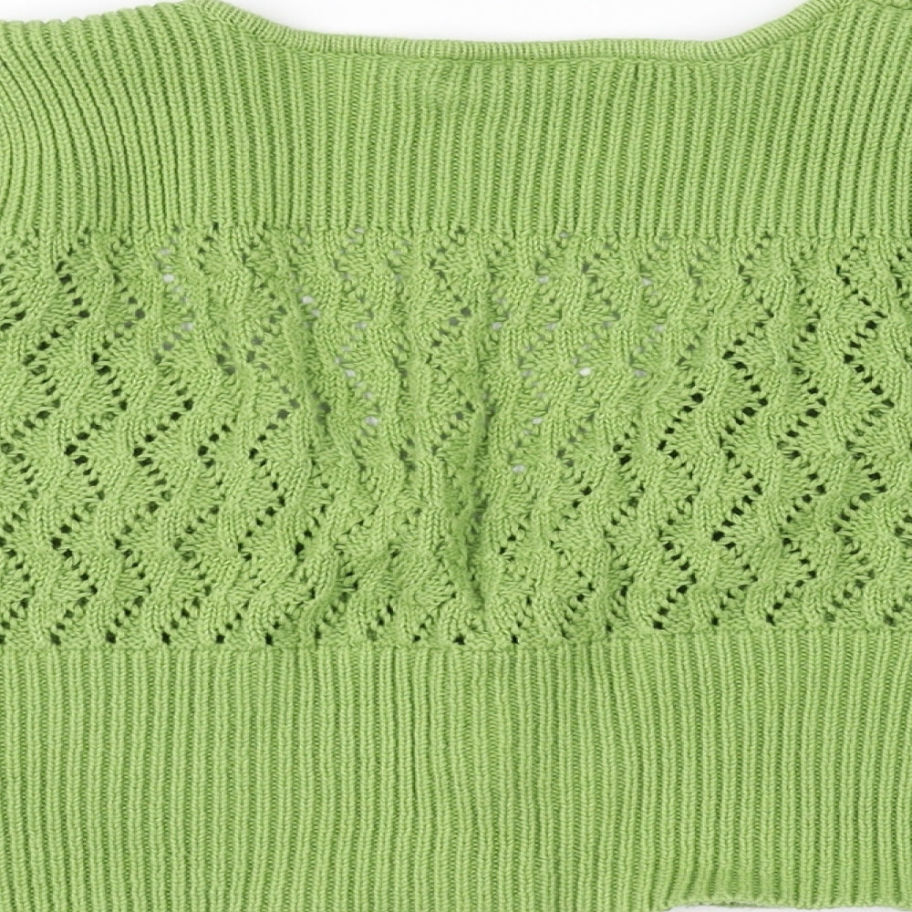 New Look Womens Green   Cardigan Jumper Size 10