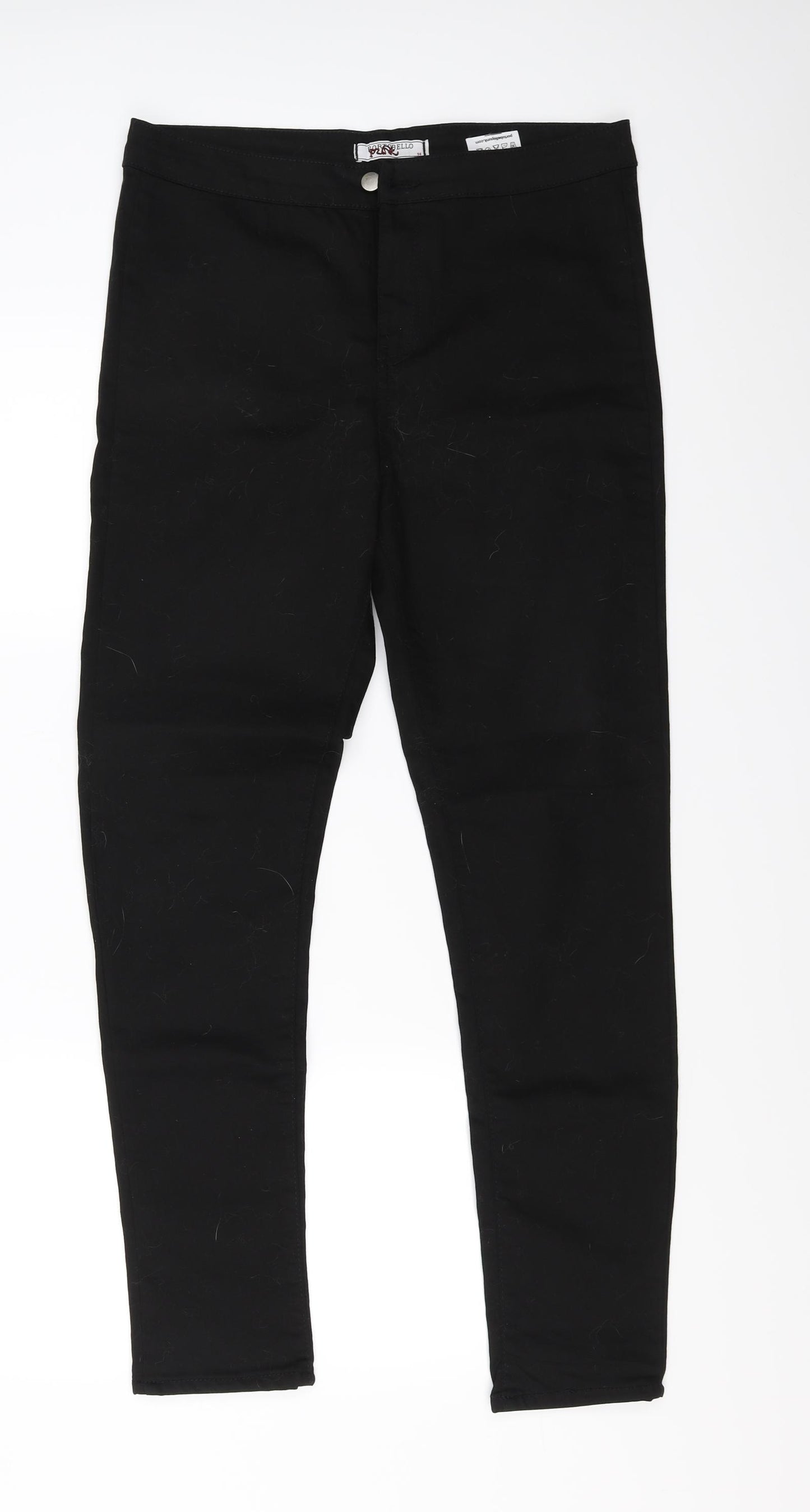 Portobello  Womens Black   Skinny Jeans Size 14 L28 in