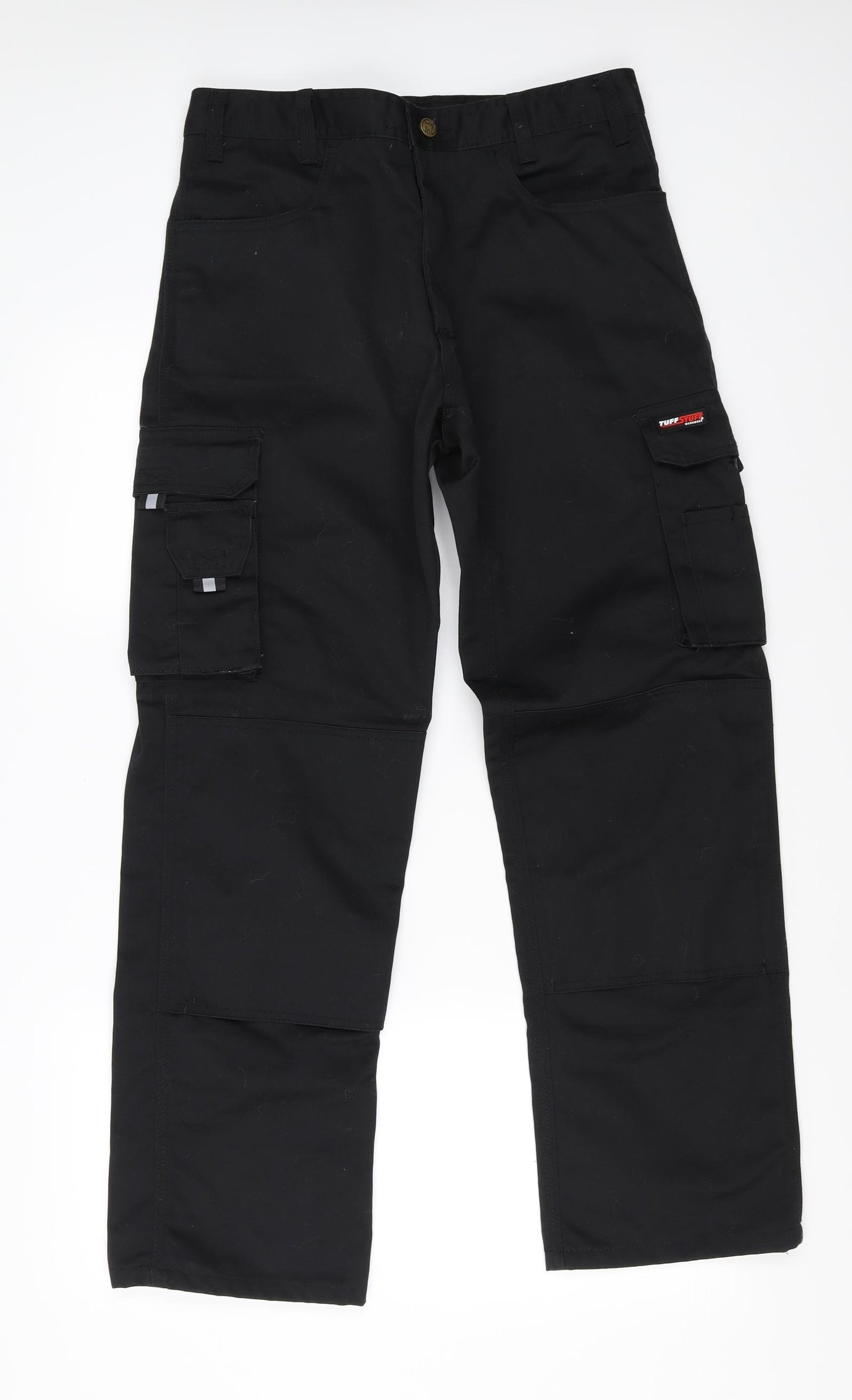 TUFF STUFF Mens Black   Trousers  Size 32 in L29 in