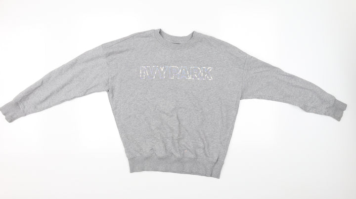 IVY PARK Womens Grey   Pullover Jumper Size XS