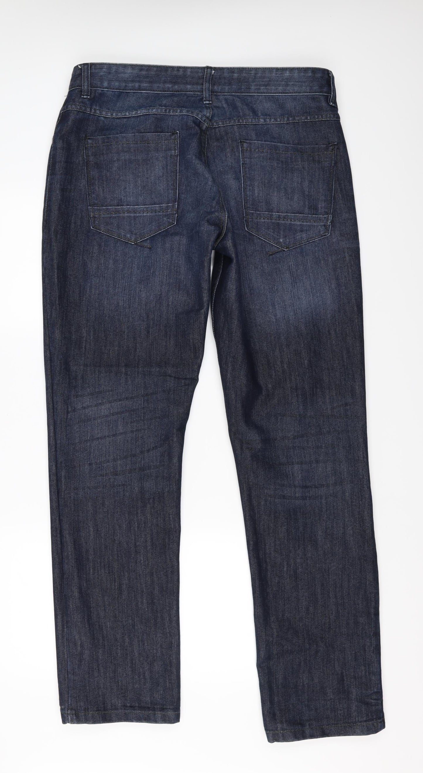 straight Mens Blue  Denim Straight Jeans Size 39 in L32 in