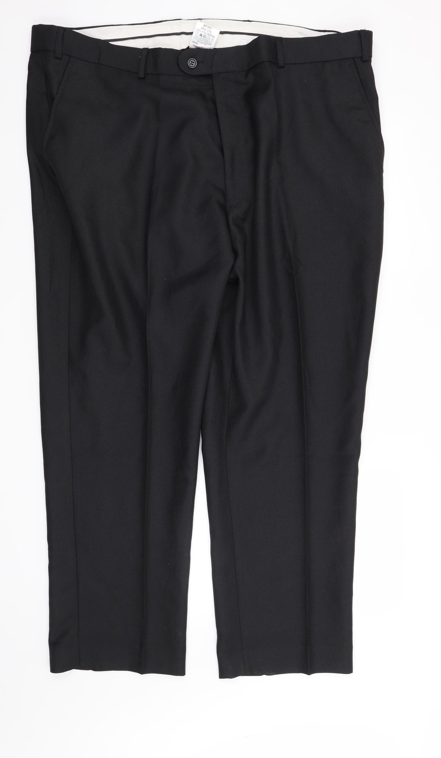 Premier Man Mens Black   Trousers  Size 44 L29 in