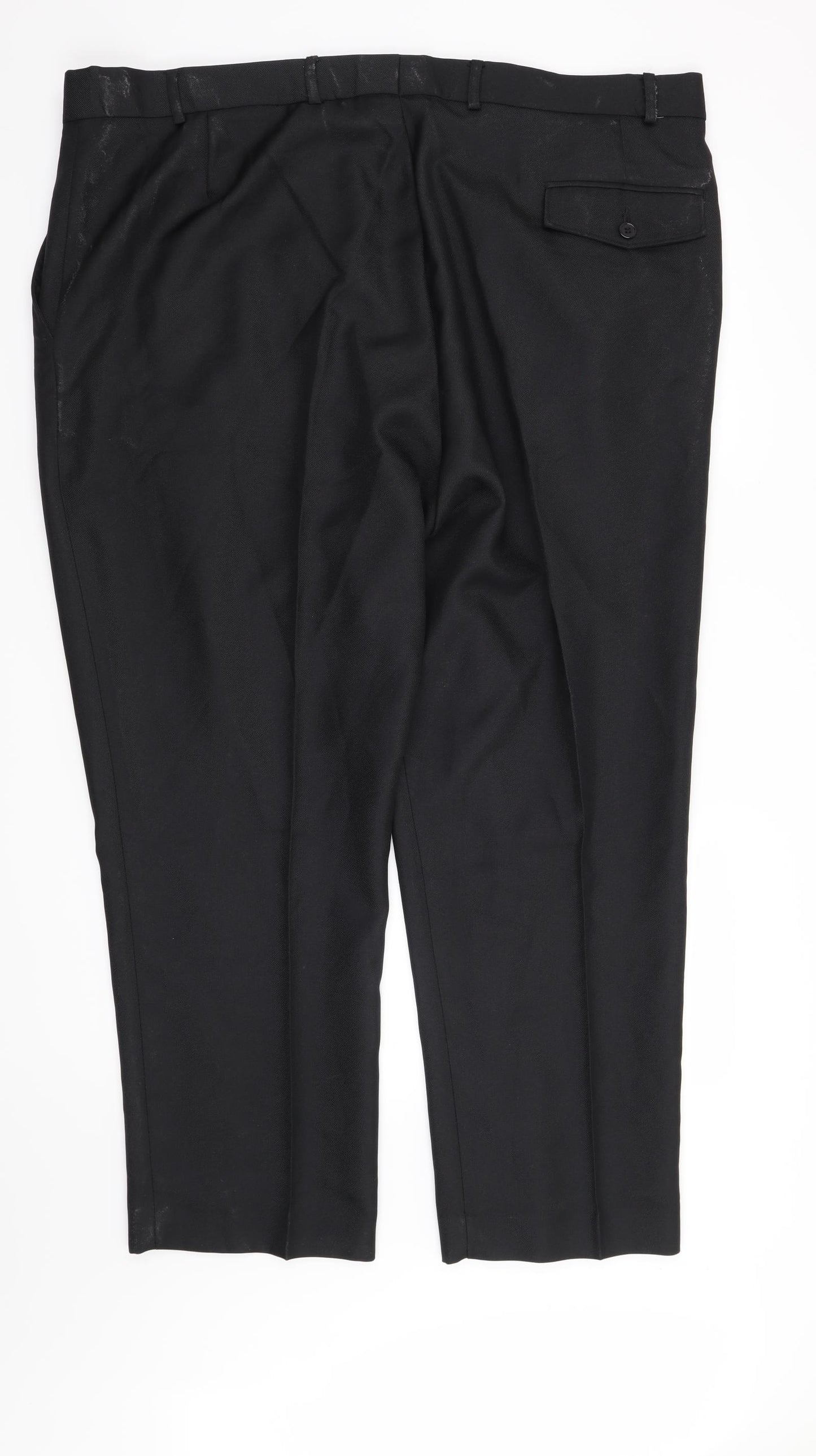 Premier Man Mens Black   Trousers  Size 44 L29 in