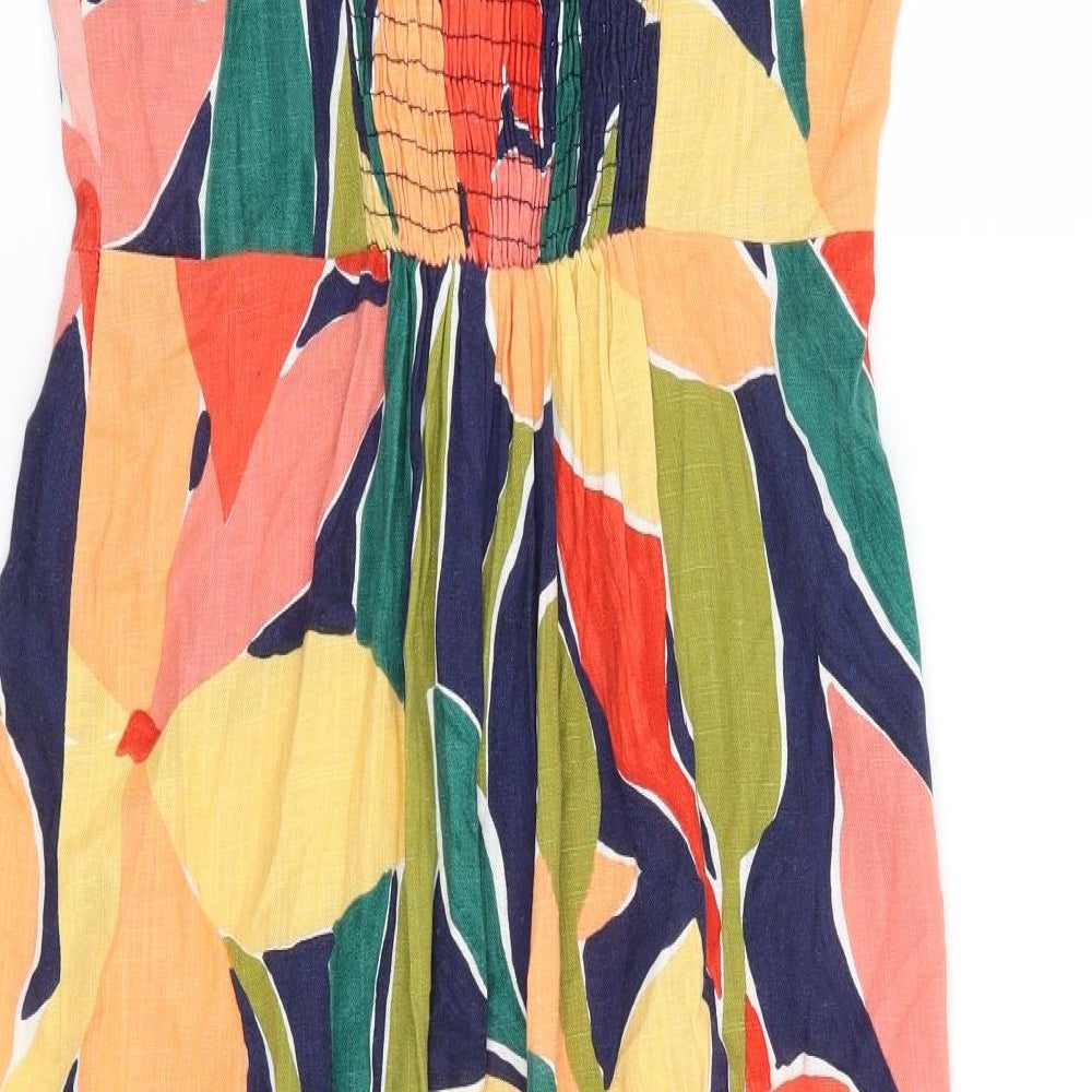 Oysho Womens Red Floral  Slip Dress  Size M