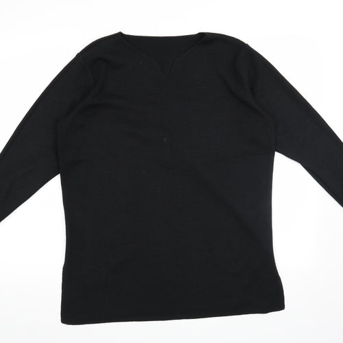 Marks and Spencer Womens Black   Pullover Jumper Size 12