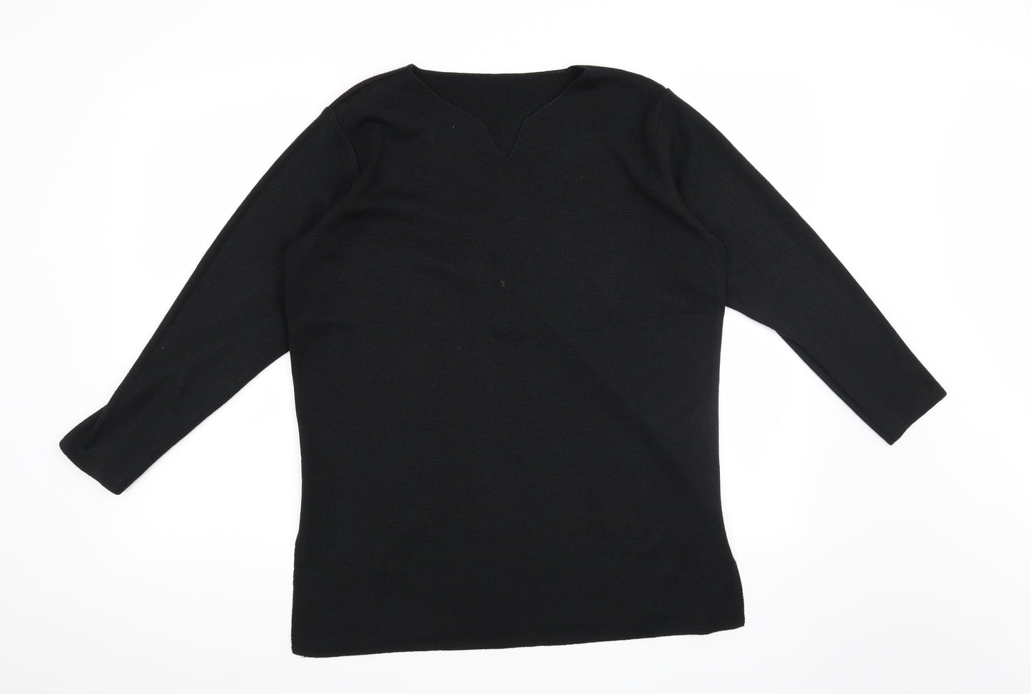 Marks and Spencer Womens Black   Pullover Jumper Size 12