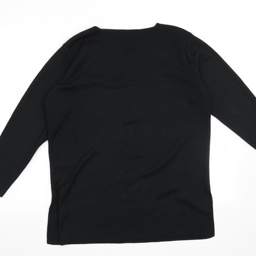 Marks and Spencer Womens Black   Pullover Jumper Size 12