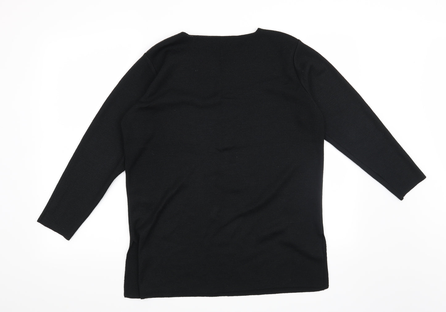 Marks and Spencer Womens Black   Pullover Jumper Size 12