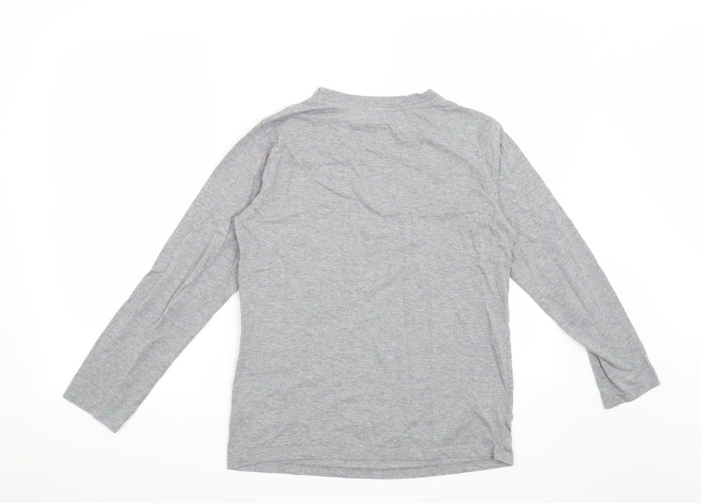 Primark Boys Grey   Basic T-Shirt Size 13-14 Years  - Skate of Mind