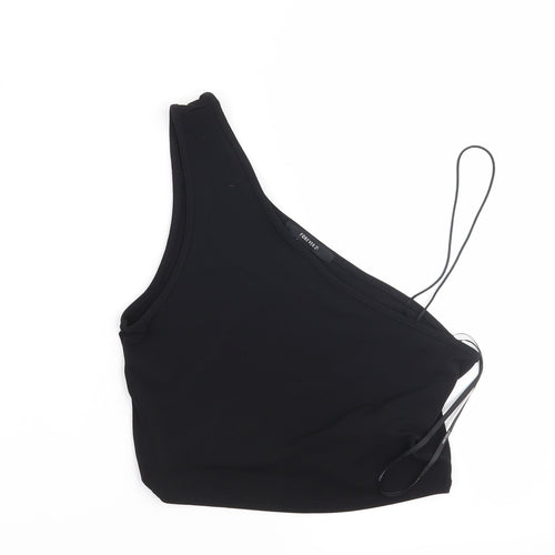 FOREVER 21 Womens Black   Cropped Blouse Size M