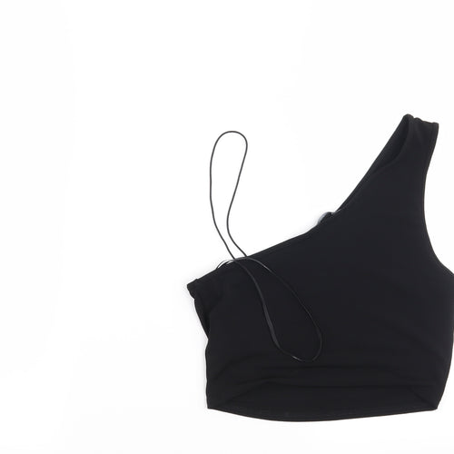 FOREVER 21 Womens Black   Cropped Blouse Size M