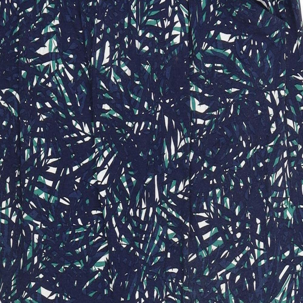 Marks and Spencer Womens Blue Floral  Cami Lounge Pants Size 18