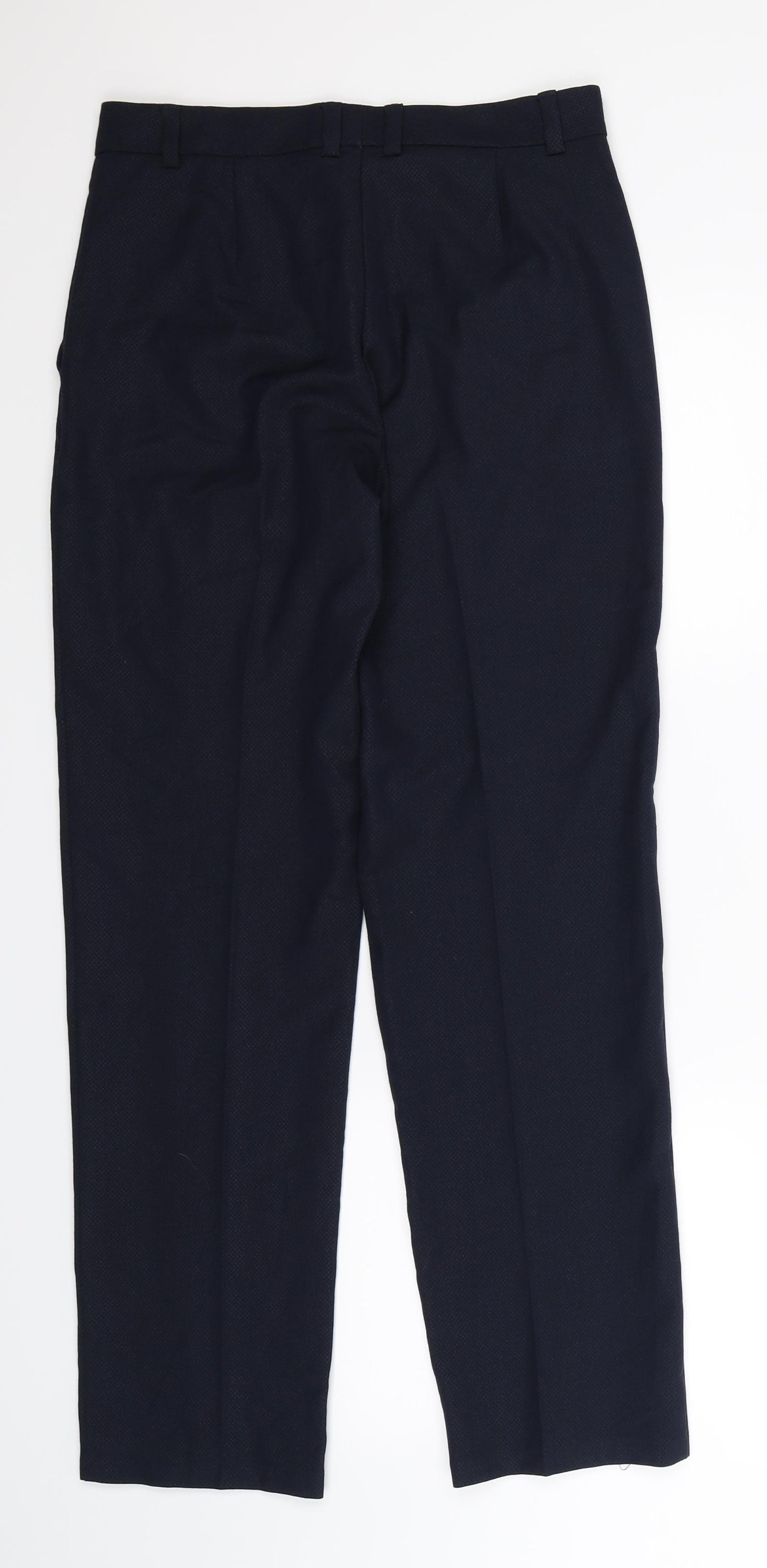 Preworn Womens Blue   Dress Pants Trousers Size 8 L30 in