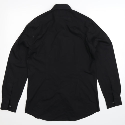 Marks and Spencer Mens Black    Dress Shirt Size 15.5