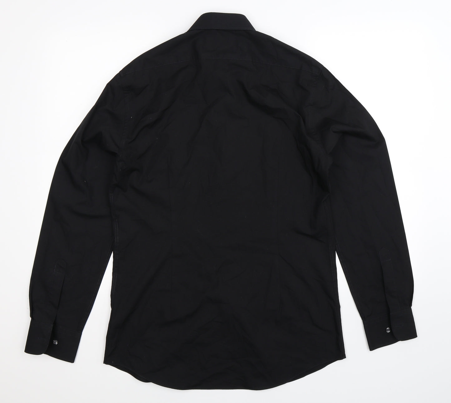 Marks and Spencer Mens Black    Dress Shirt Size 15.5