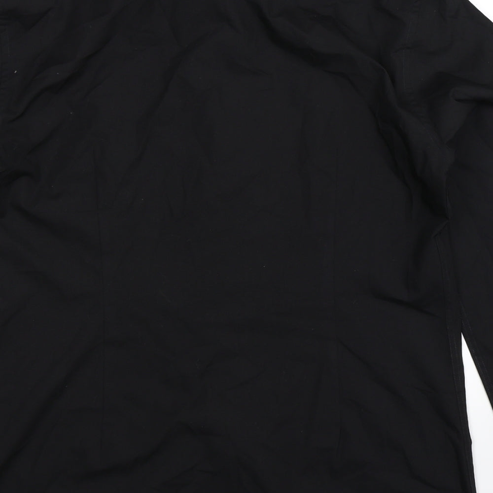 Marks and Spencer Mens Black    Dress Shirt Size 15.5