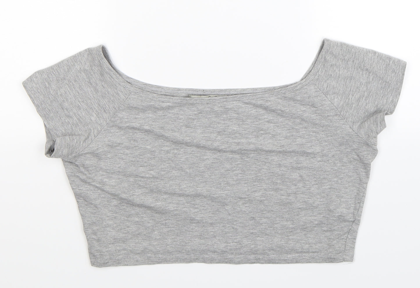 Atmosphere Womens Grey   Cropped T-Shirt Size 16