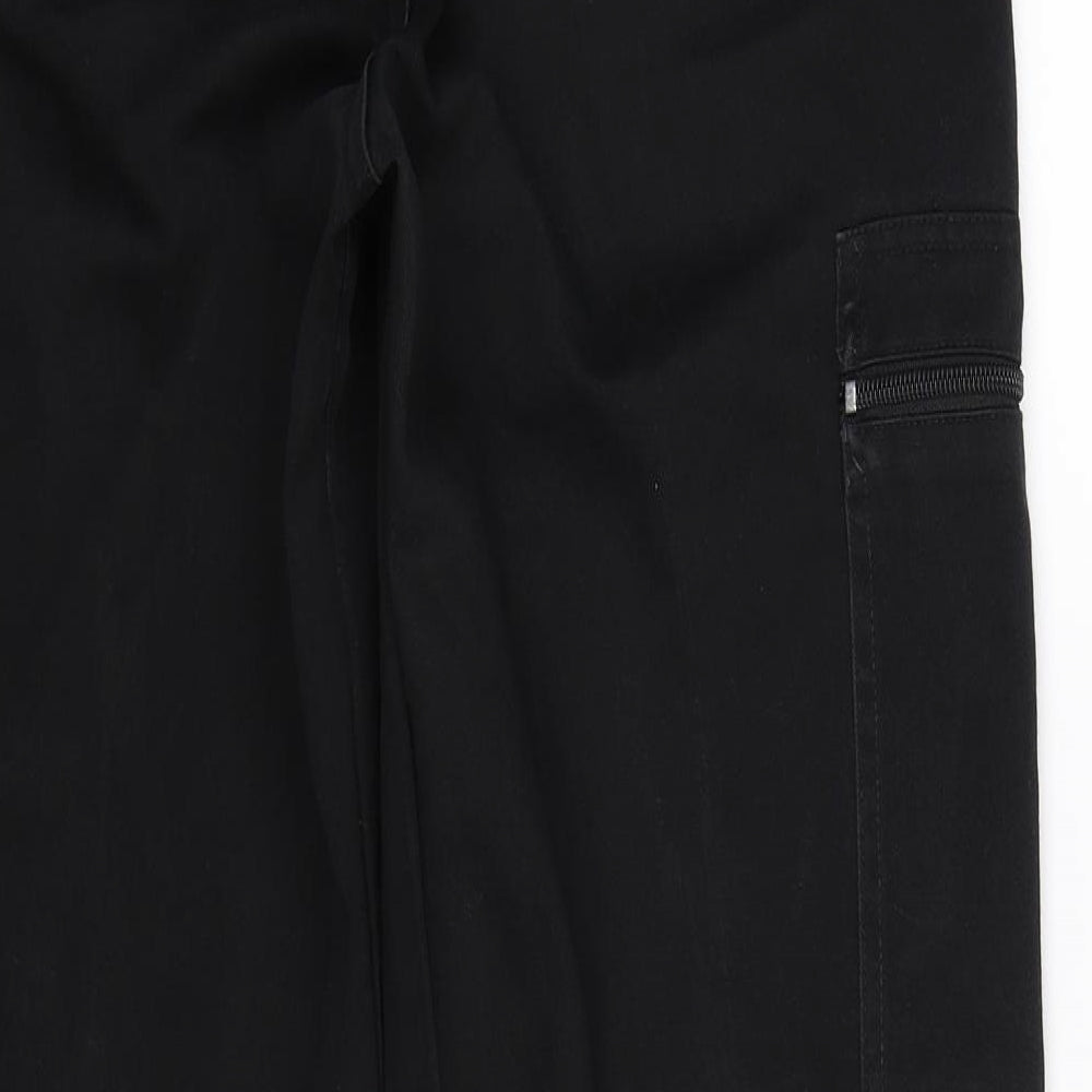 Cosalt Mens Black  Denim Bootcut Jeans Size 32 L32 in