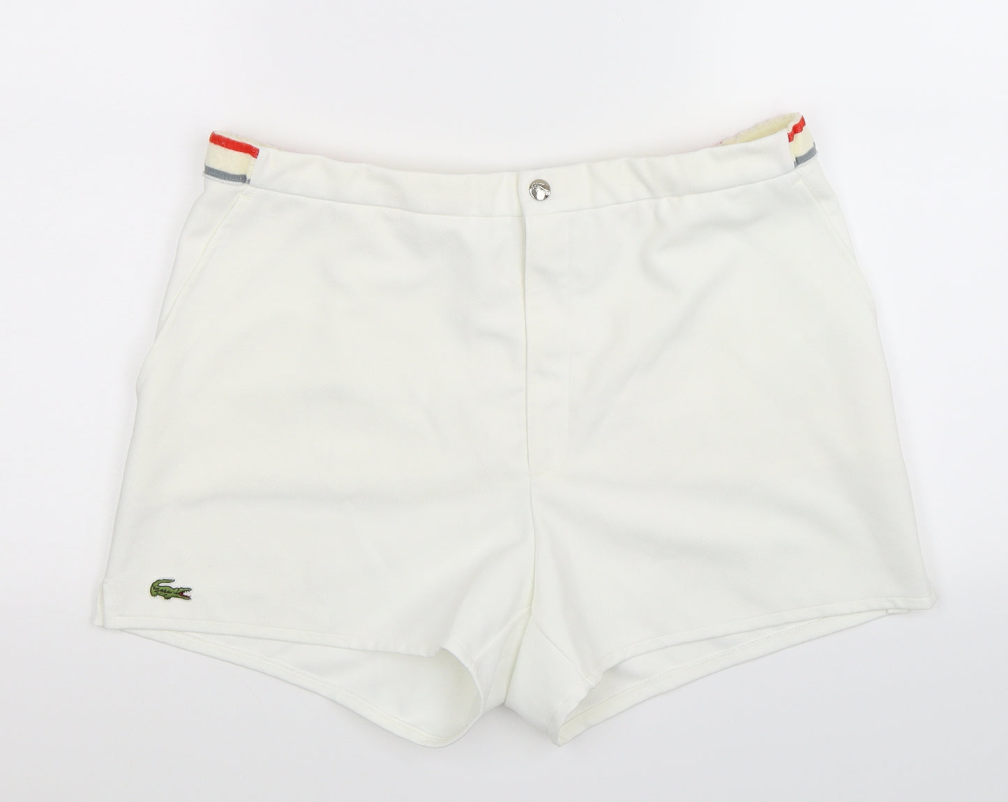 Lacoste Mens White   Bermuda Shorts Size 34